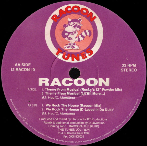 Racoon - Theme From Musica! / We Rock The House