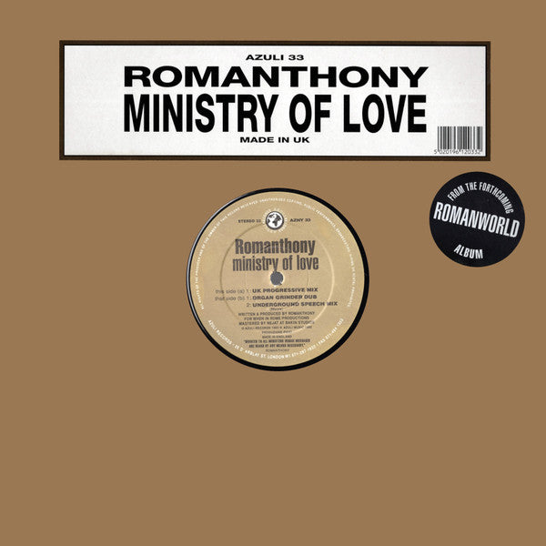 Romanthony - Ministry Of Love