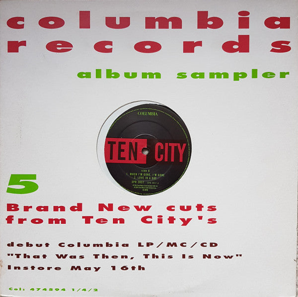 Ten City - That Was Then, This Is Now (12", Promo, Smplr)