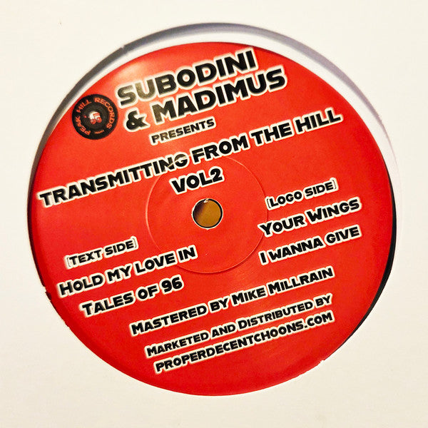 Subodini, Madimus - Transmitting From The Hill Vol 2 – Wax Merchant