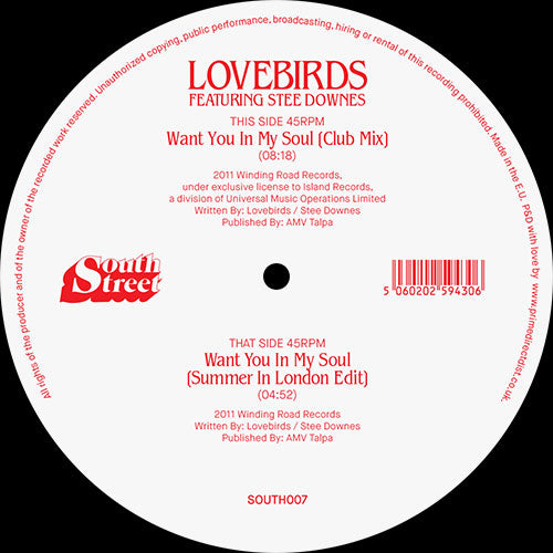 Lovebirds - Want You In My Soul