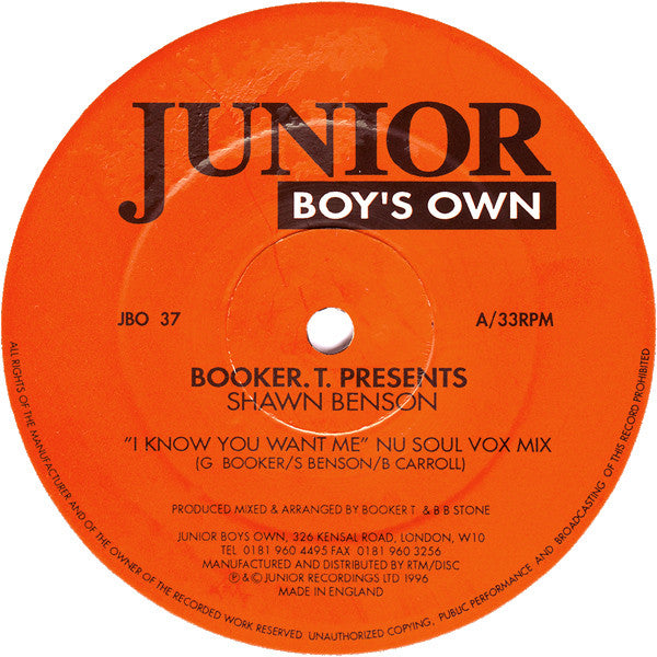 Booker T, Shawn Benson - I Know You Want Me