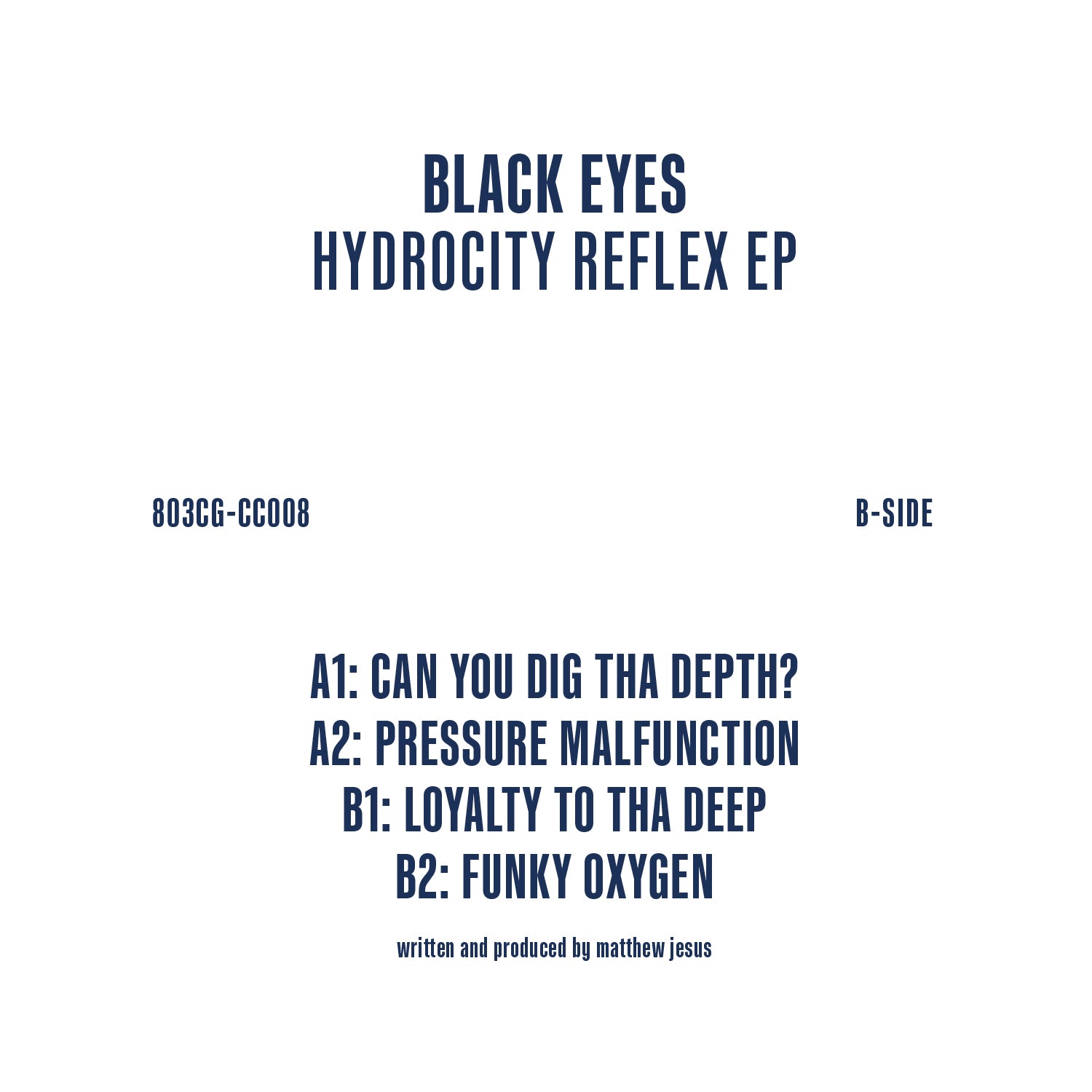 Black Eyes - Hydrocity Reflex EP