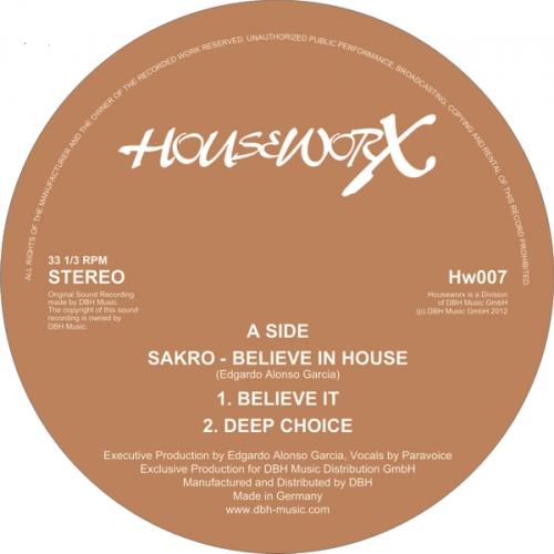 Sakro - Believe In House EP