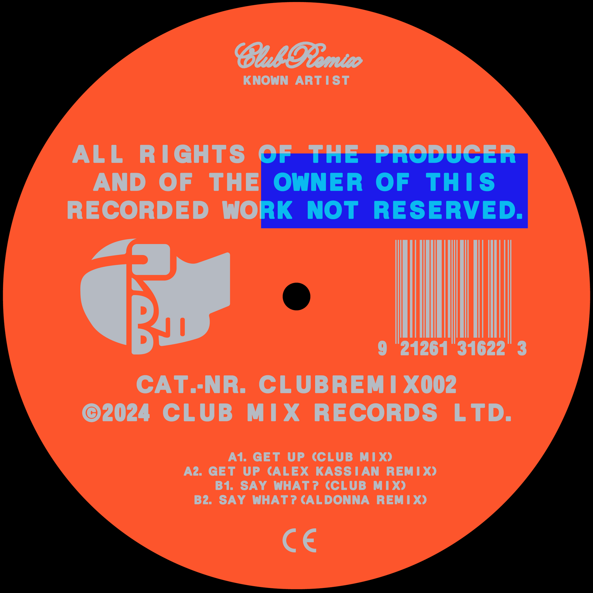 Known Artist - CLUBREMIX002