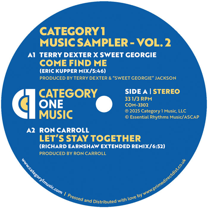 Terry Dexter - Category 1 Music Sampler - Vol. 2