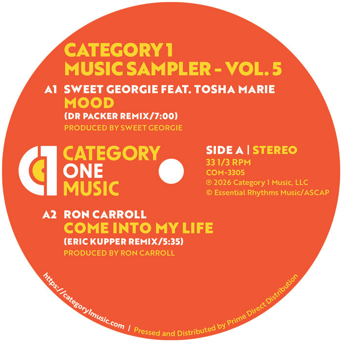 Ron Carroll, Eric Kupper, Dr Packer, Marc Cotterell - Category 1 Music Sampler - Vol. 5