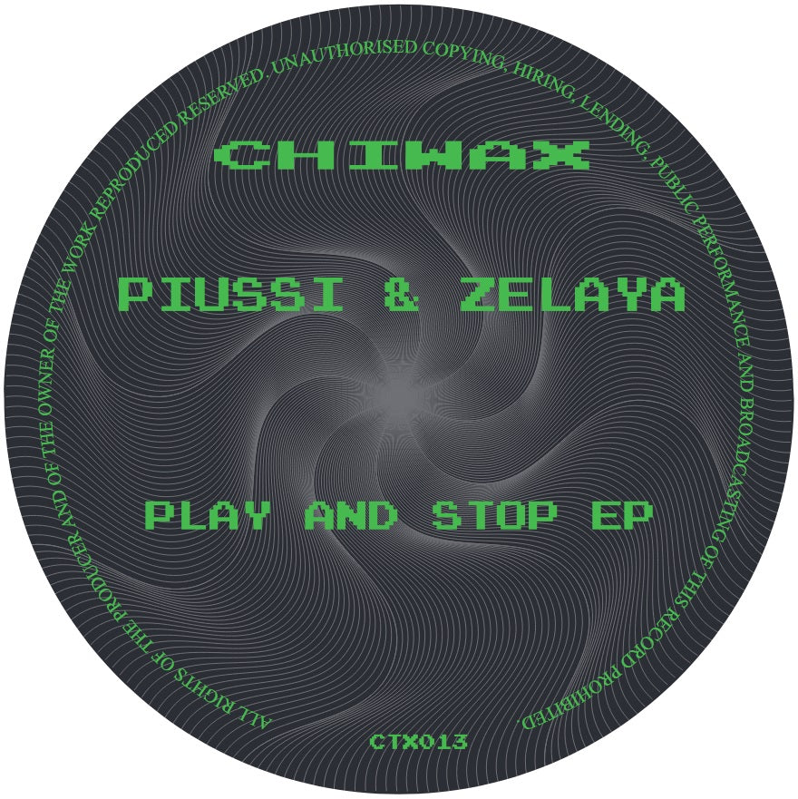 Piussi & Zelaya - Play And Stop EP