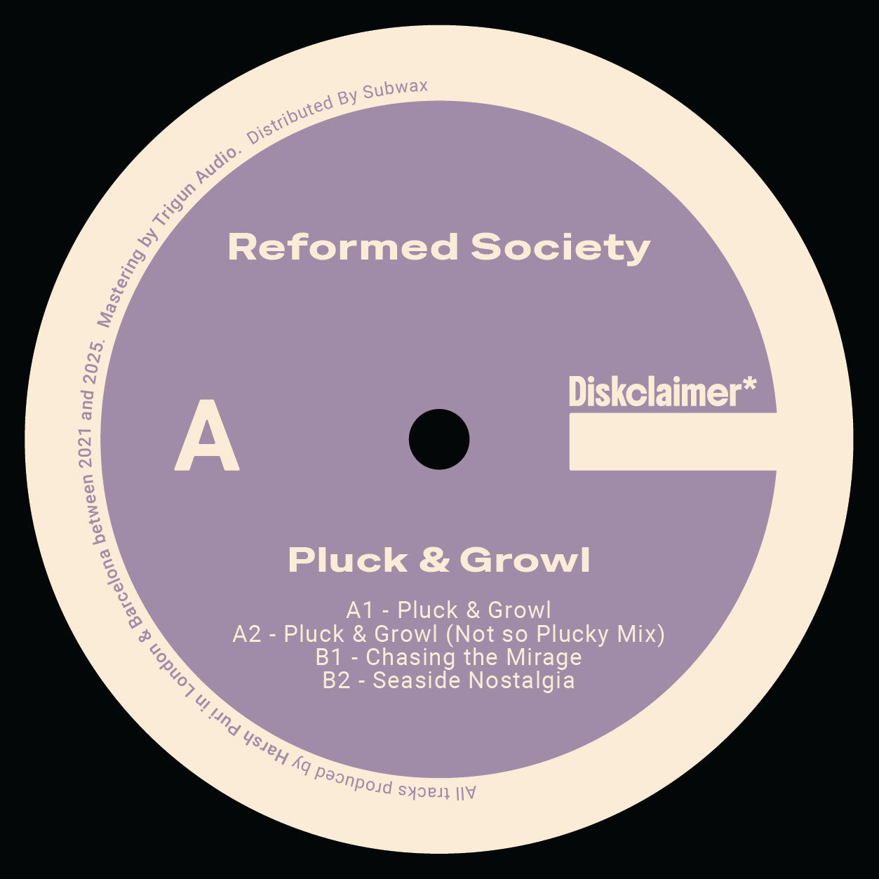 Reformed Society - Pluck & Growl EP