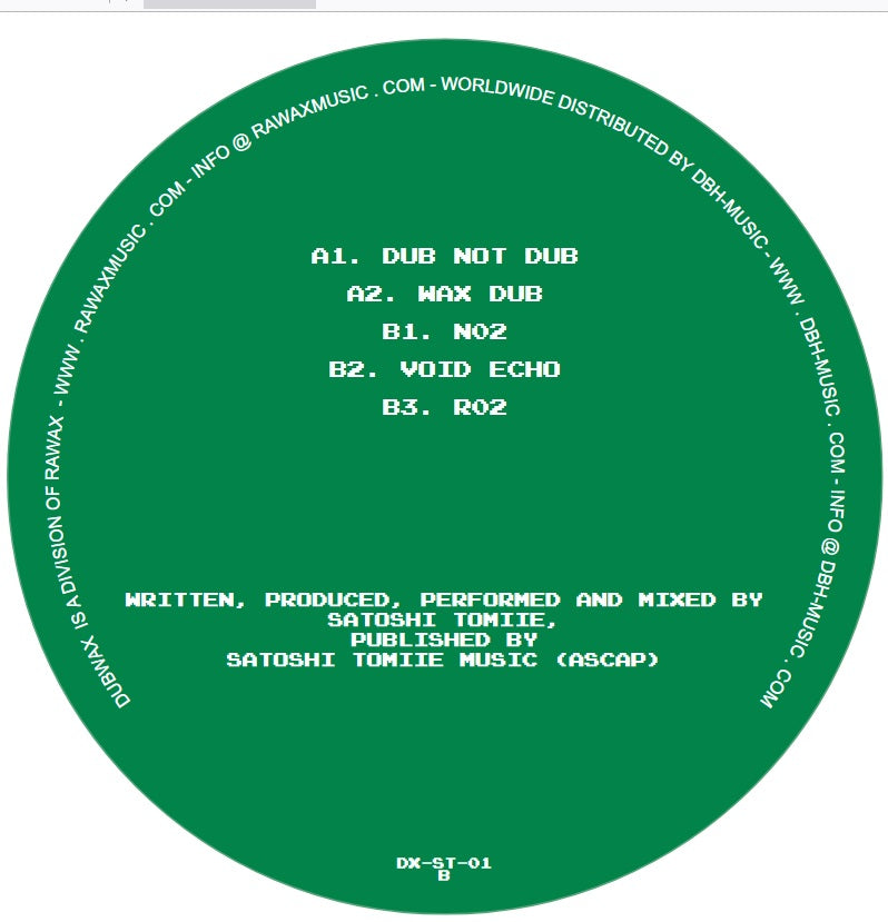 Satoshi Tomiie - Subtract Infinity Part 1
