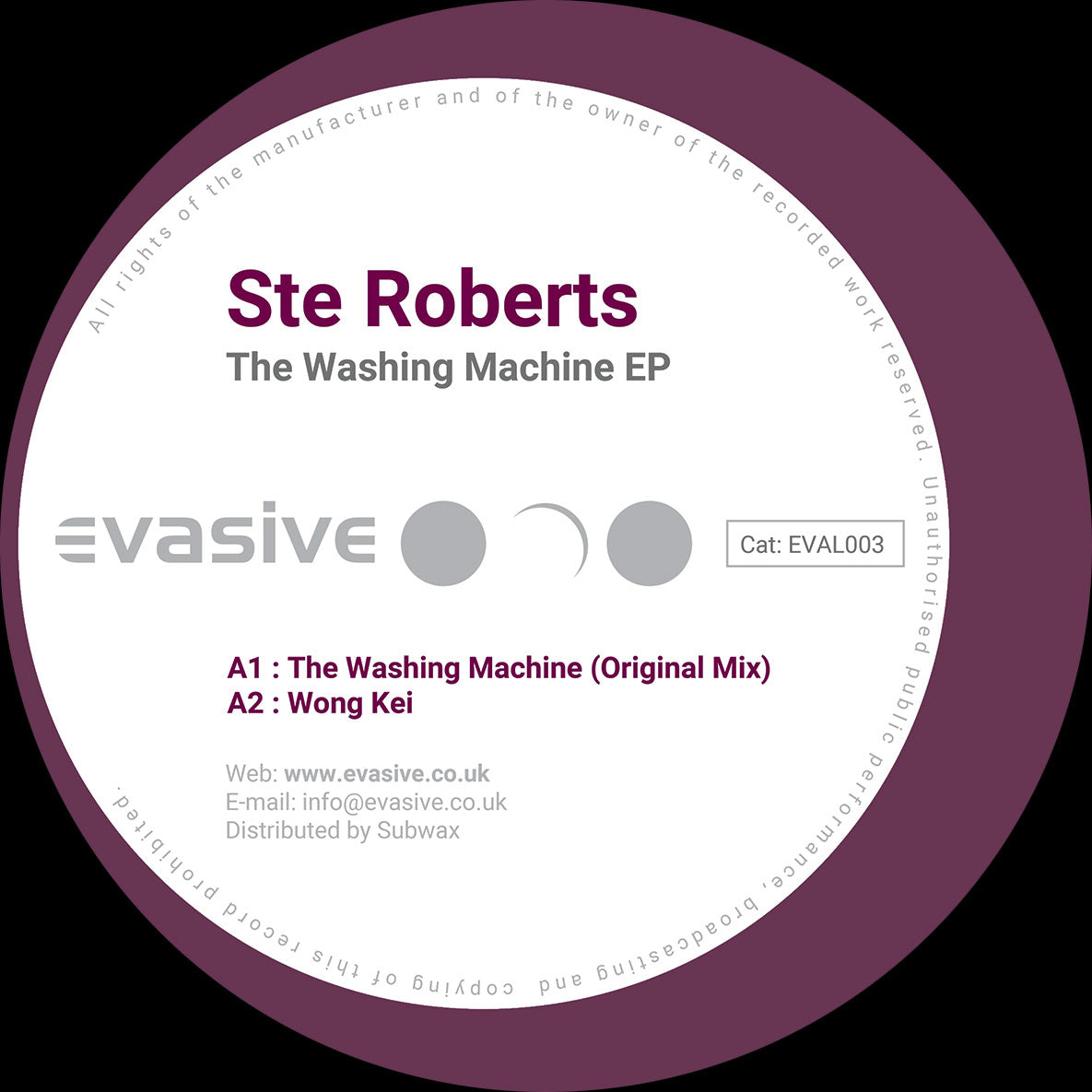 Ste Roberts - The Washing Machine EP (Incl. Rob Pearson Remix)