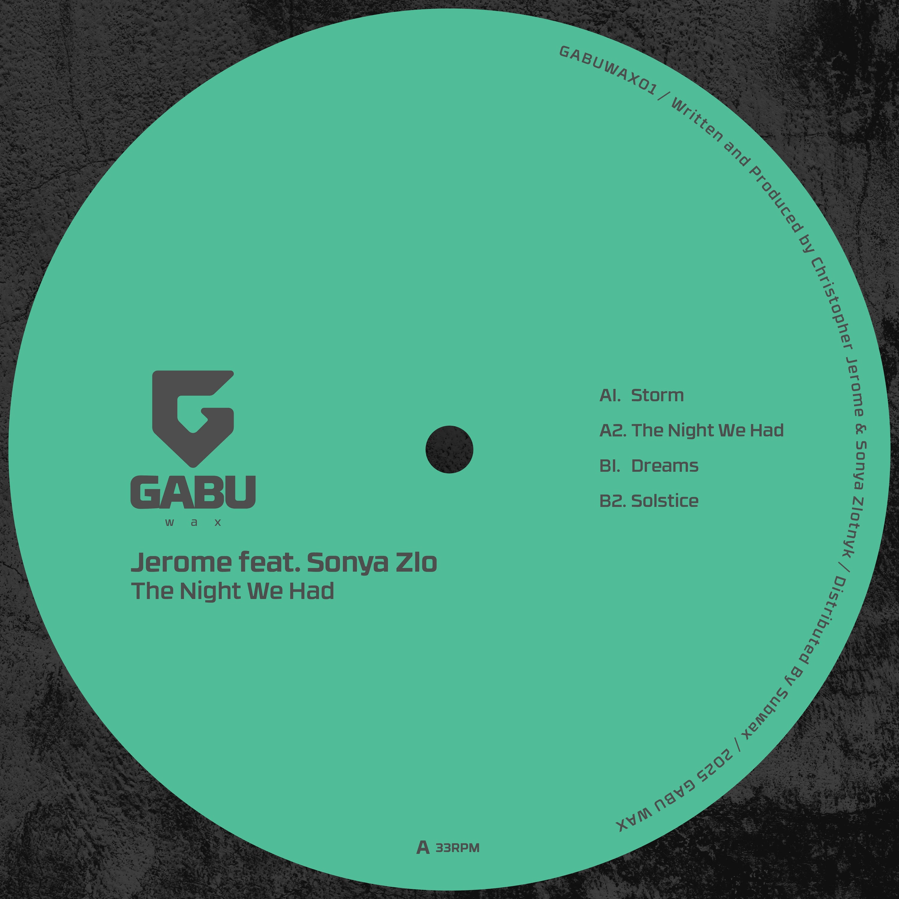 Jerome feat. Sonya Zlo - The Night We Had