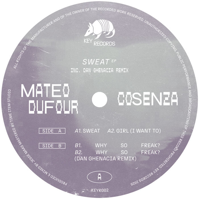 Mateo Dufour & Cosenza - Sweat EP