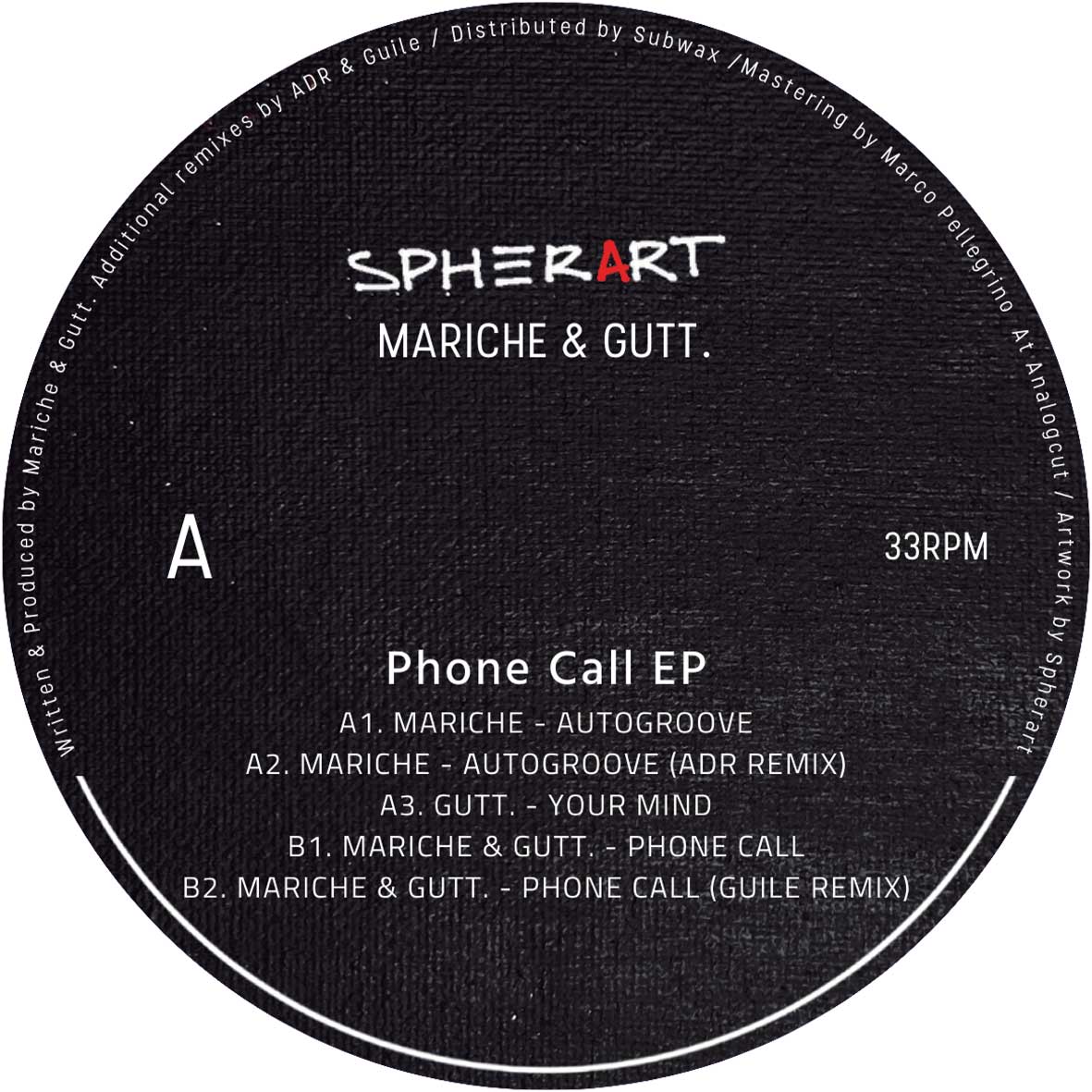 Mariche & Gutt. - Phone Call (Incl. ADR & Guile Remixes)