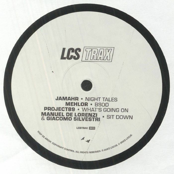 Various Artists - LCSTRAX003