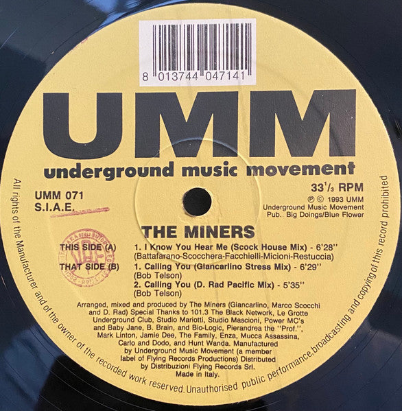 The Miners - I Know You Can Hear Me