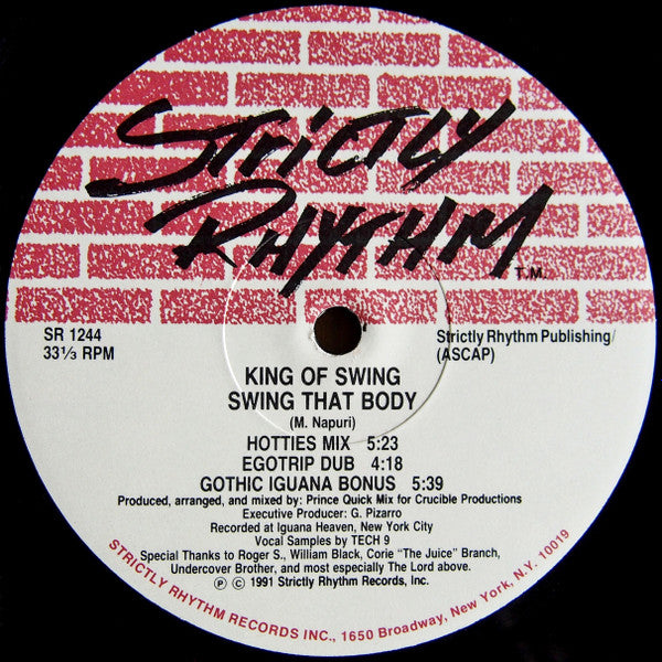King Of Swing - Swing That Body / Get Up To Get Down