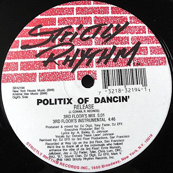Politix Of Dancing - Release