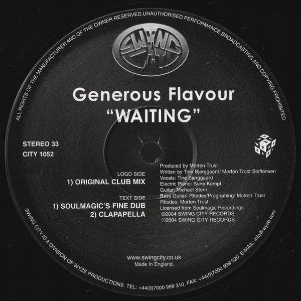 Generous Flavour - Waiting