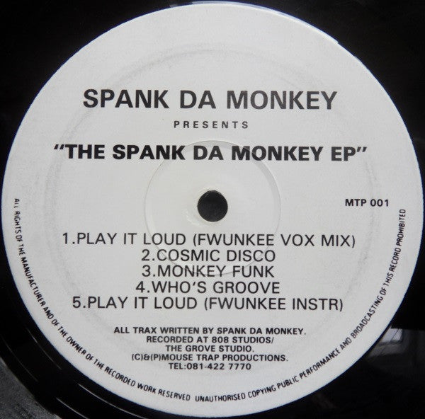 Spank Da Monkey - The Spank Da Monkey EP