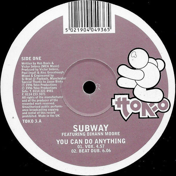 Subway, Dihann Moore - You Can Do Anything
