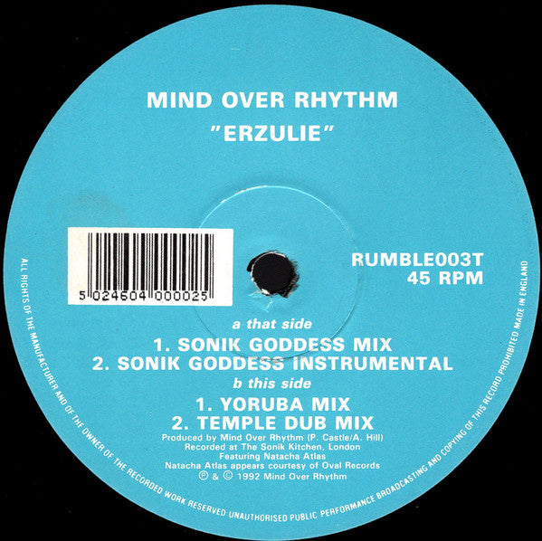 Mind Over Rhythm - Erzulie