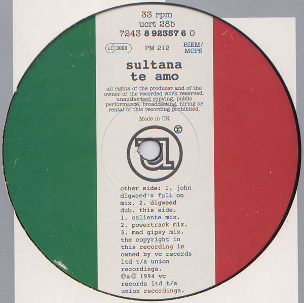Sultana - Te Amo