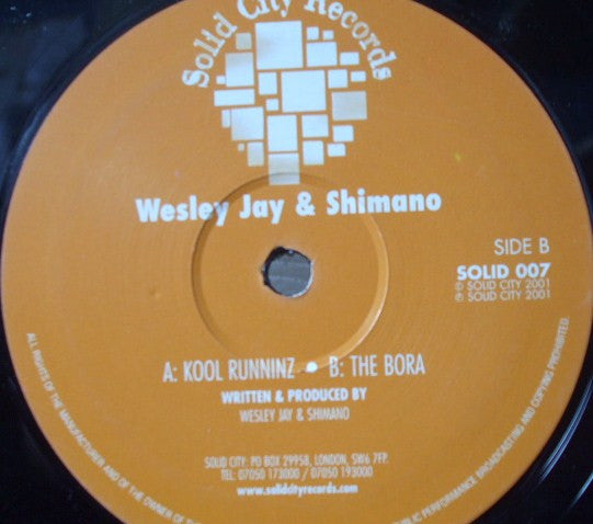 Wesley Jay & Shimano - Kool Runninz / The Bora