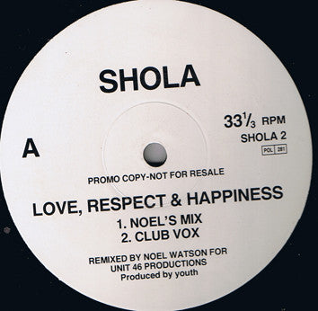 Shola Phillips - Love, Respect & Happiness