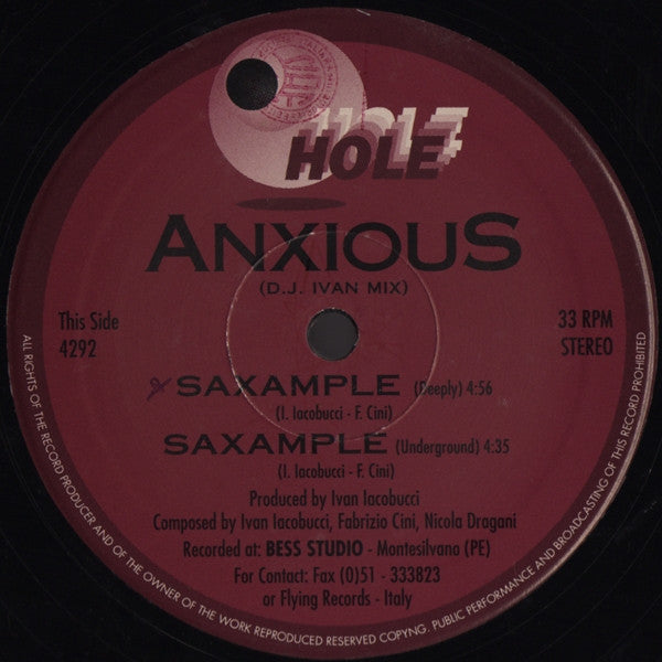 Anxious - Saxample