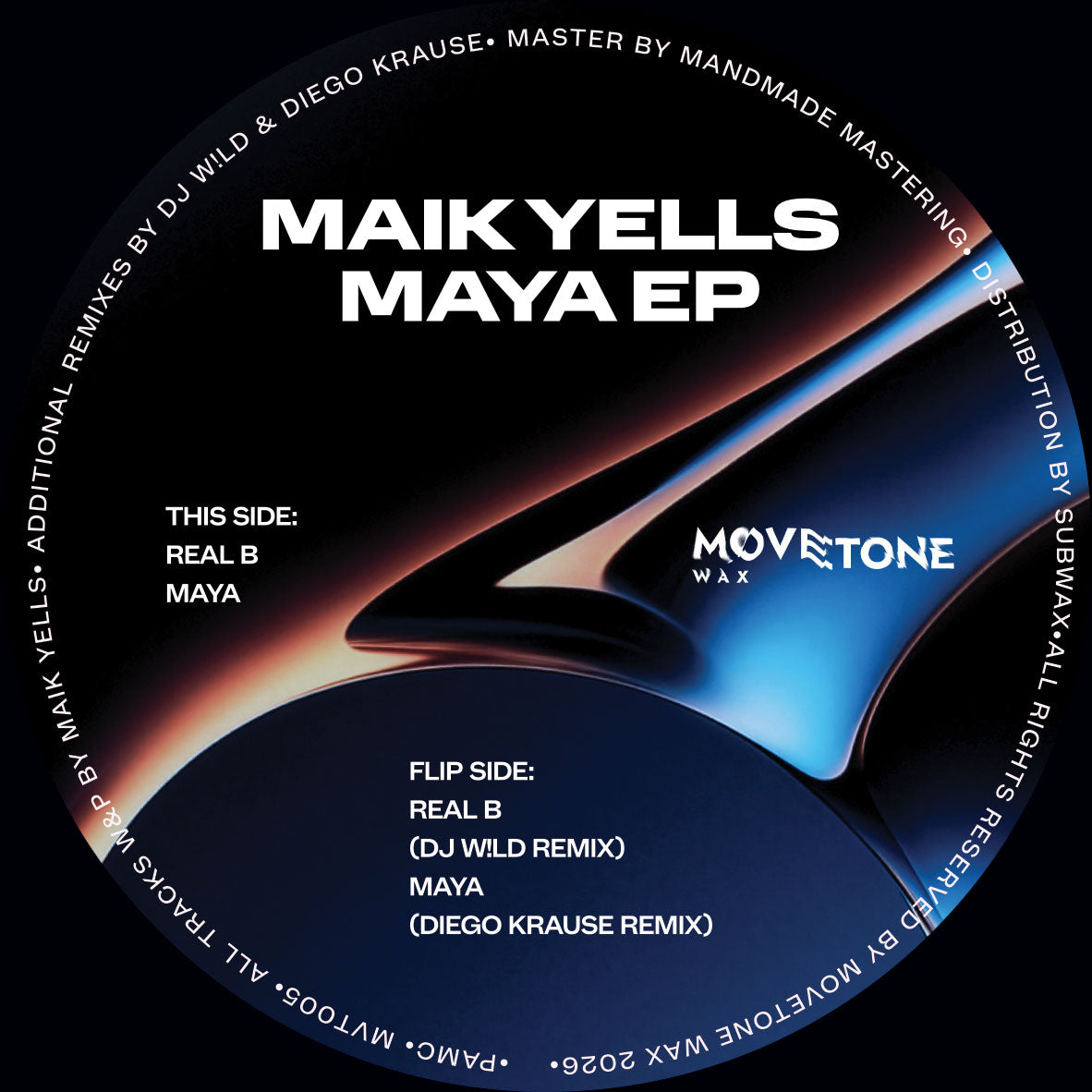 Maik Yells - Maya EP (Incl. DJ W!LD & Diego Krause Remixes)