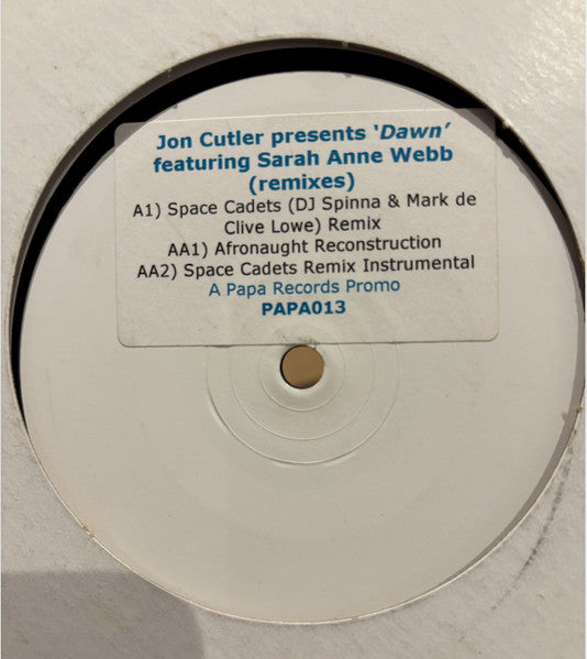 Jon Cutler, Sarah Anne Webb - Dawn (Remixes)