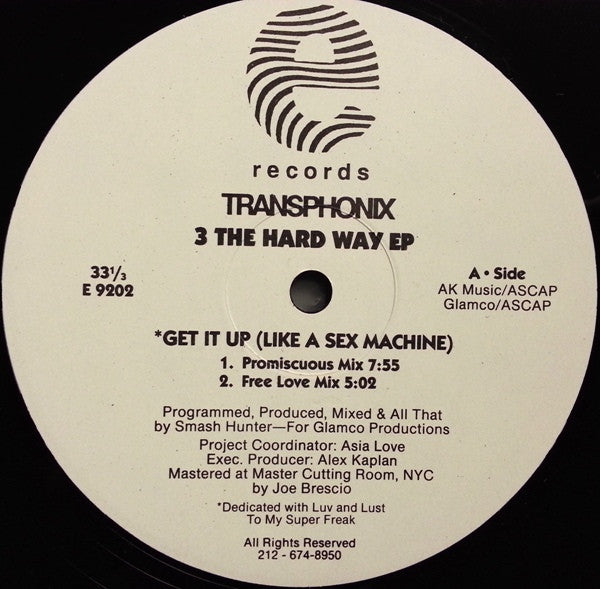 Transphonix - 3 The Hard Way EP