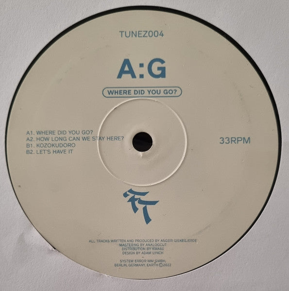 A:G - Where Did You Go?