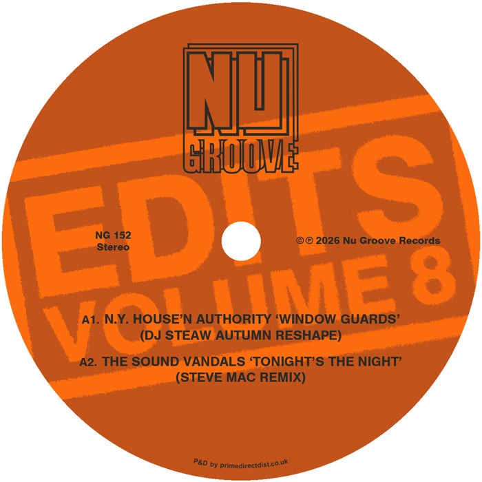 N.Y. House'n Authority - Nu Groove Edits, Vol. 8