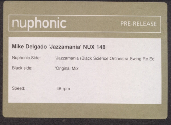 Mike Delgado - Jazzamania