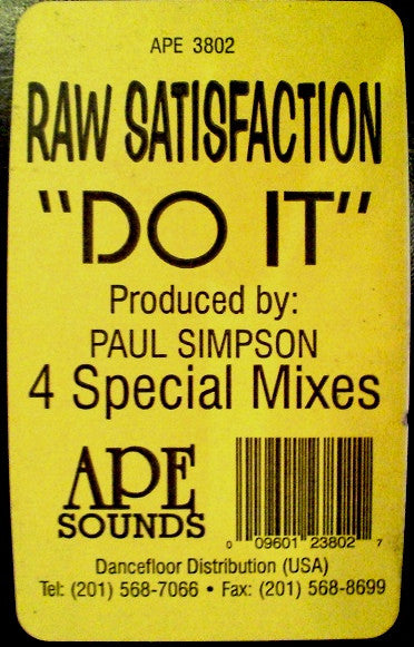 Raw Satisfaction - Do It