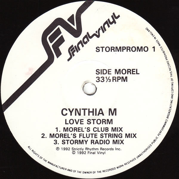 Cynthia M - Love Storm