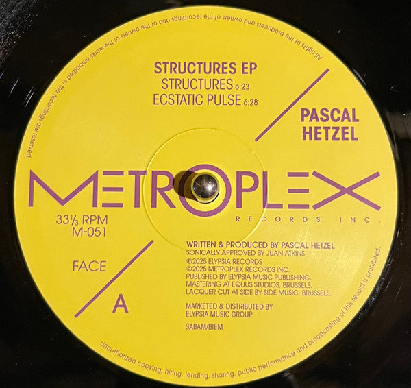 Pascal Hetzel - Structures EP