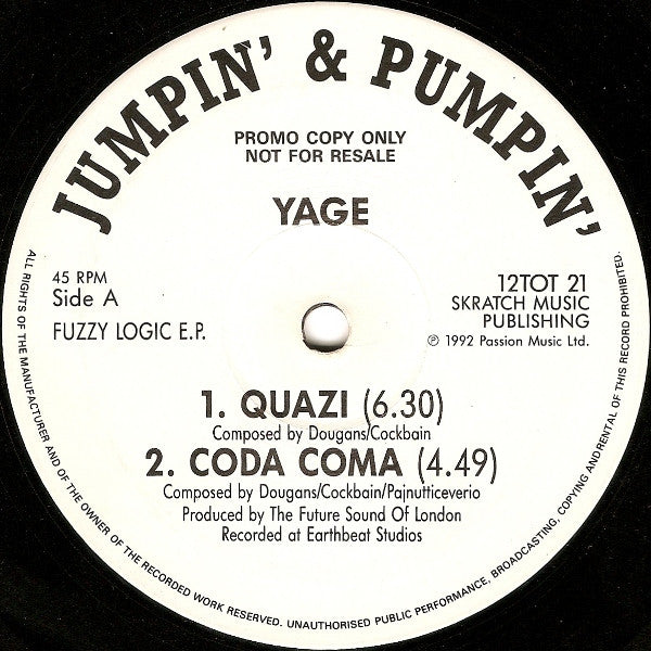 Yage - Fuzzy Logic E.P.