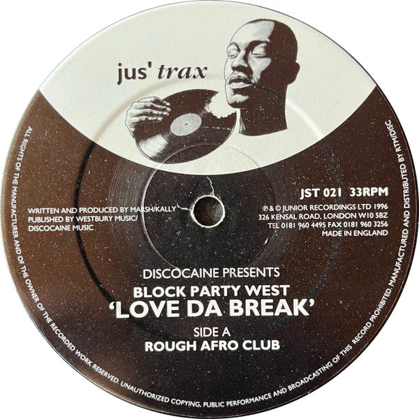Discocaine, Block Party West - Love Da Break