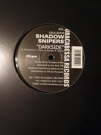 Shadow Snipers - Dee Jay / Darkside