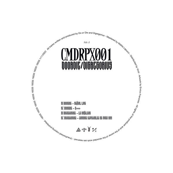 Do Or Die, Digregorius - CMDRPX 001