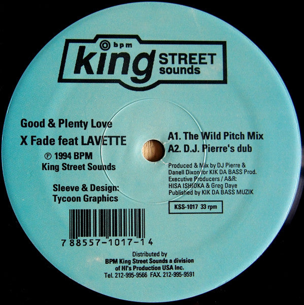 X Fade, Lavette - Good & Plenty Love