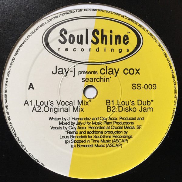Jay-J, Clay Acox - Searchin'