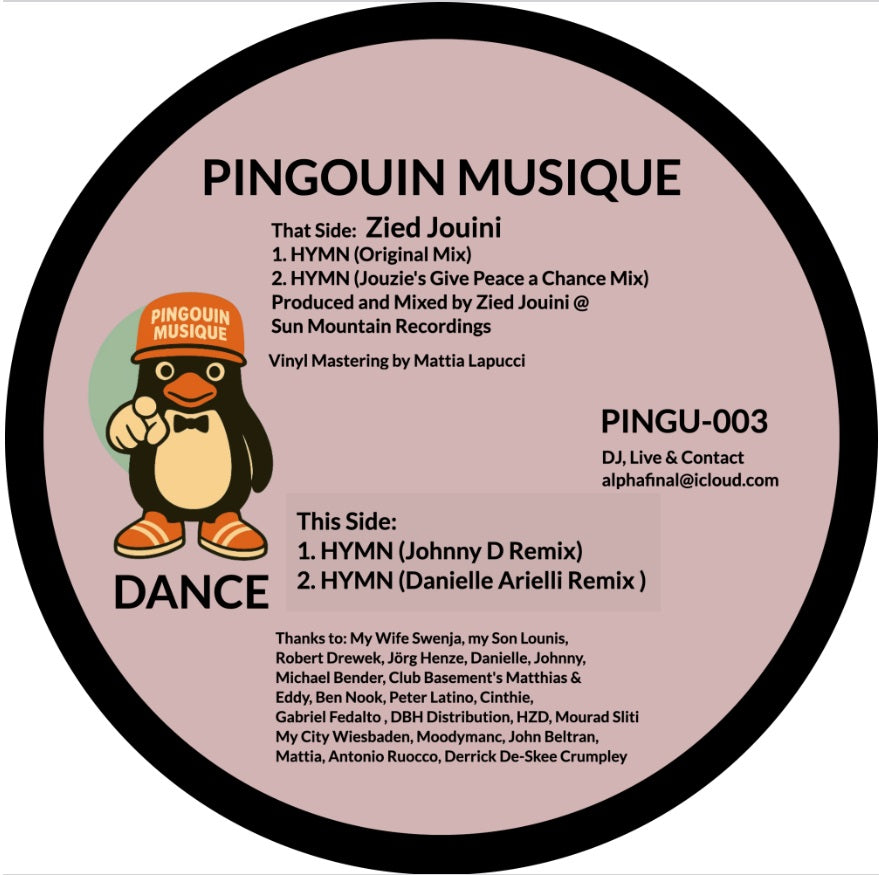 Zied Jouini - Hymn (incl. Johnny D & Danielle Arielli Remixes)