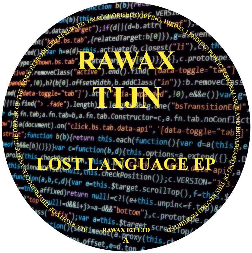 Tijn - Lost language EP