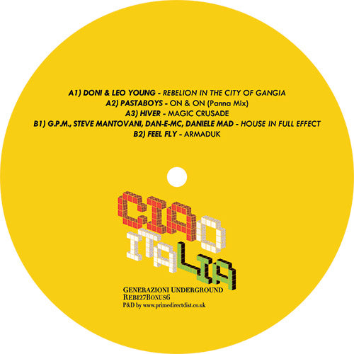 Various Artists - Ciao Italia. Generazioni Underground  Bonus Sei