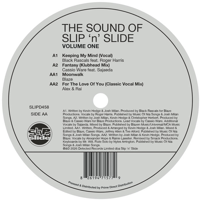 Black Rascals featuring Roger Harris, Cassio Ware, Blaze, Alex & Rai - The Sound Of Slip 'n' Slide, Vol. 1
