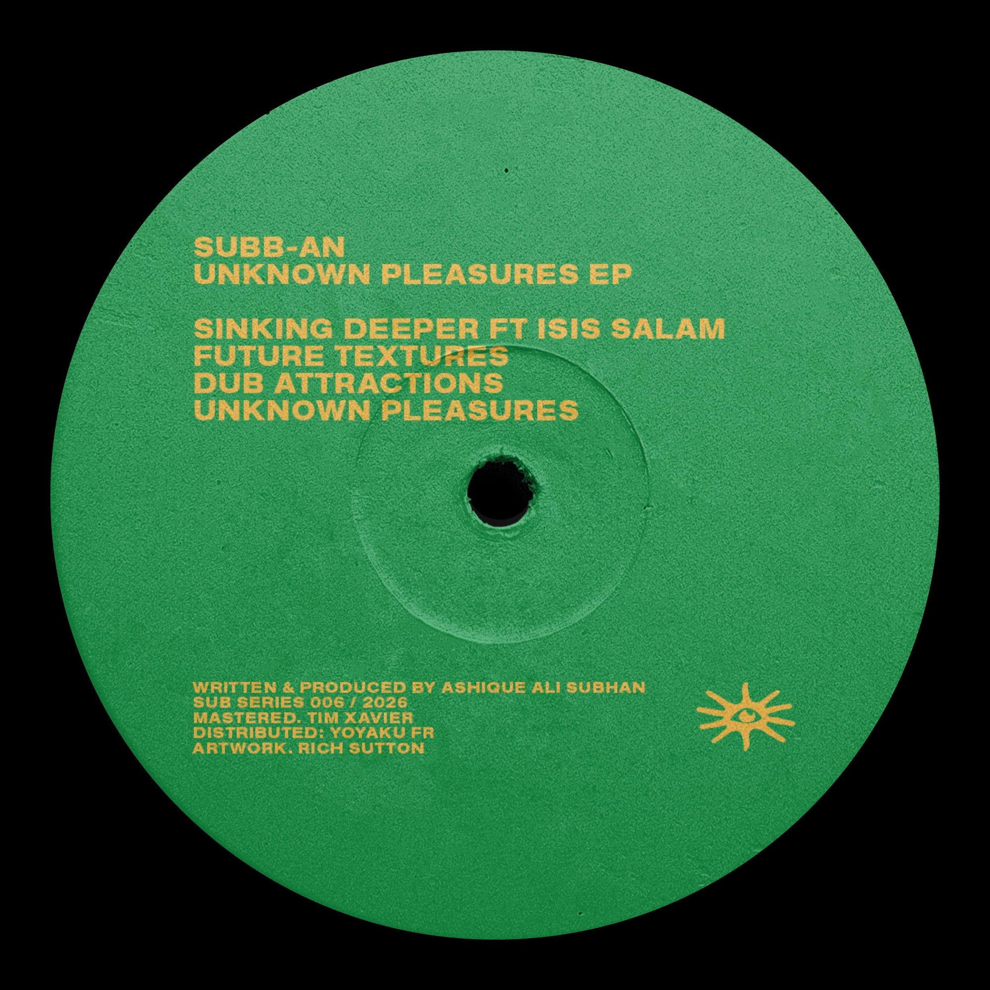 Subb-an - Unknown Pleasures EP